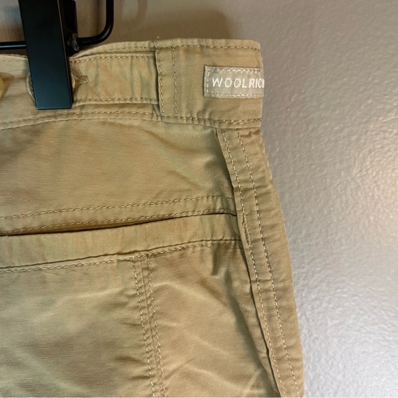 Woolrich Women’s Khaki Cropped Pants, Sz 16, Capris - Picture 7 of 8